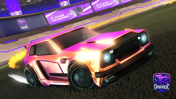 A Rocket League car design from jackedpotato