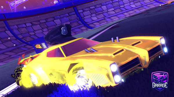 A Rocket League car design from TopBinner