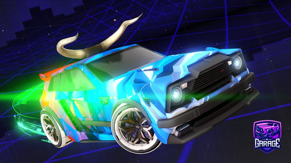A Rocket League car design from Bronhhui