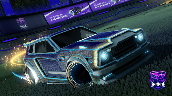 A Rocket League car design from AirDribbleGG