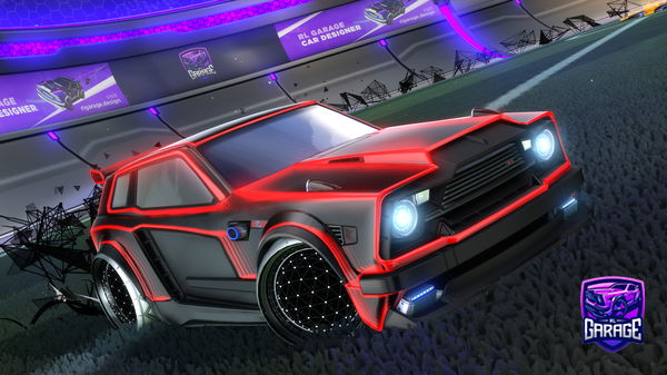 A Rocket League car design from Puffylattice948