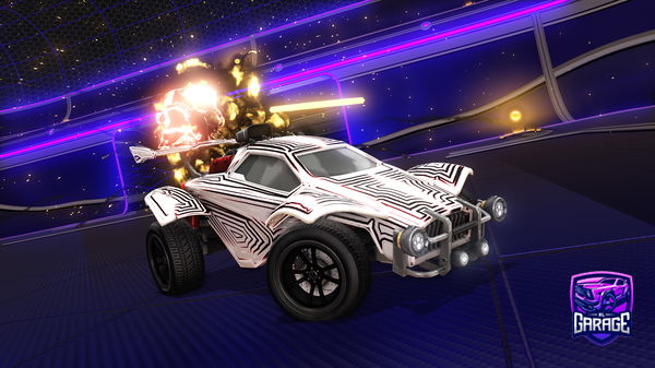 A Rocket League car design from Zneileggett