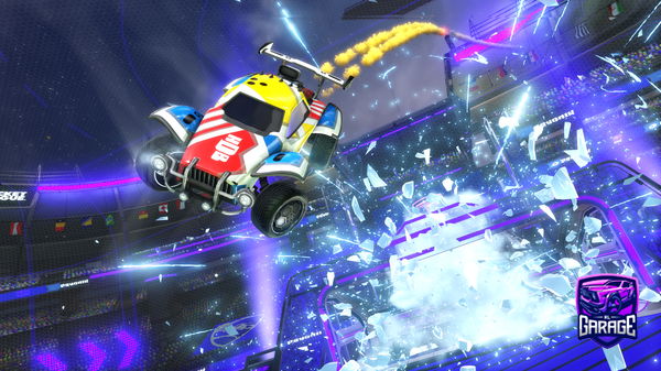 A Rocket League car design from LegendLucasYT