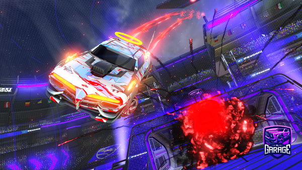 A Rocket League car design from -Trade-me-