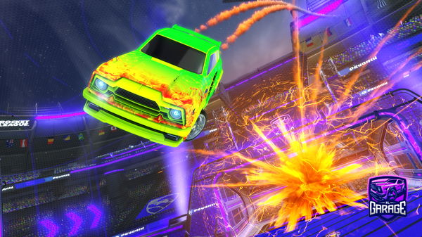 A Rocket League car design from eirenic