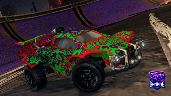 A Rocket League car design from JULA11