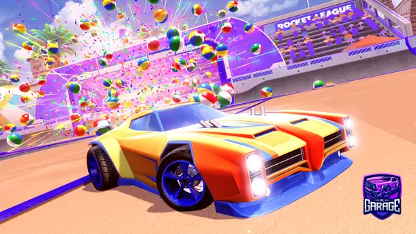 A Rocket League car design from Reverse-raid