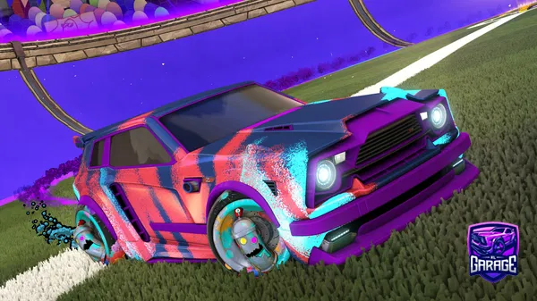 A Rocket League car design from Sp3nc3r9456