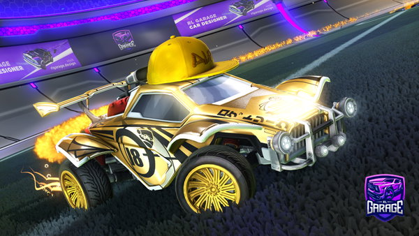 A Rocket League car design from Boostes