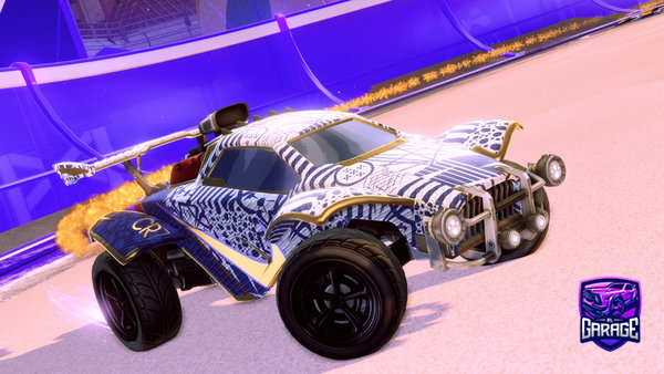 A Rocket League car design from Charsoo
