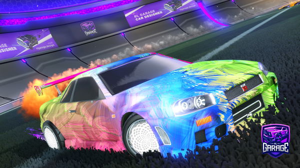 A Rocket League car design from Braylenarnold777