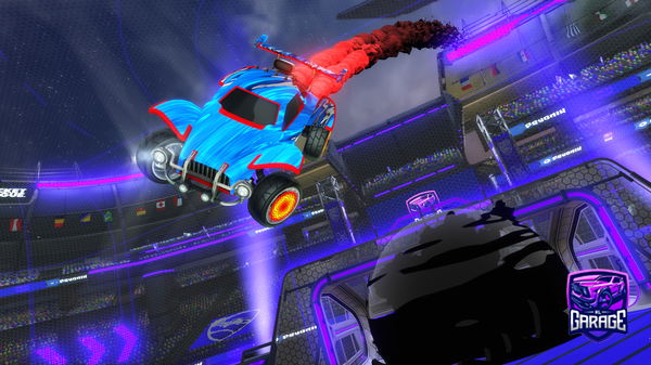 A Rocket League car design from FusionVoltage