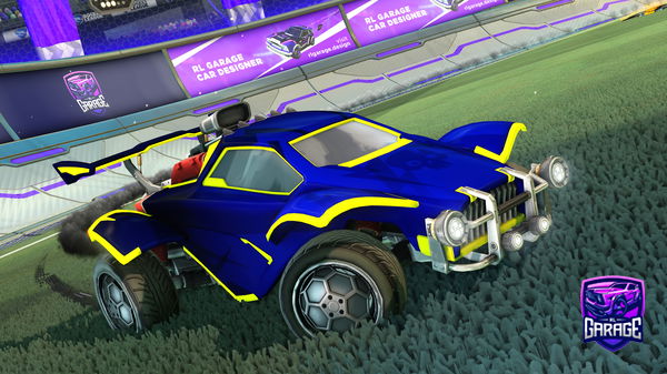 A Rocket League car design from Shopty