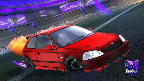 A Rocket League car design from DEAD_MXXN