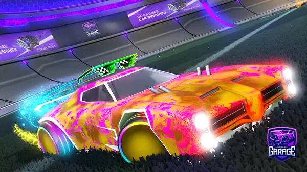 A Rocket League car design from DolnMag