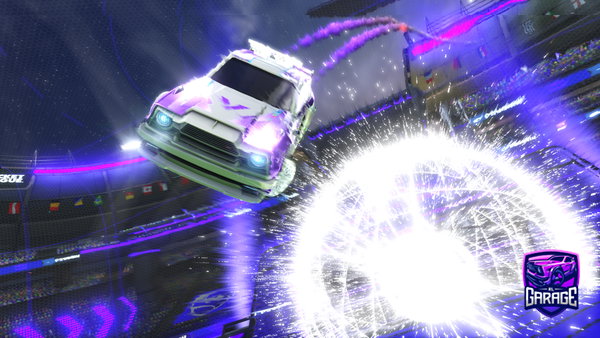 A Rocket League car design from Little_ghost1234