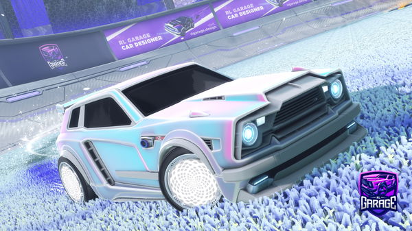 A Rocket League car design from hellodarcy