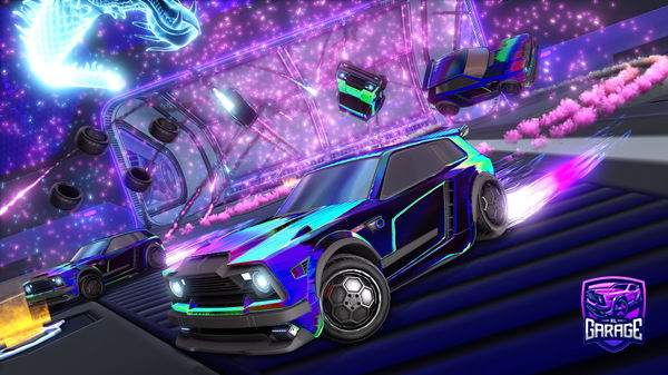 A Rocket League car design from sillyrl_designs