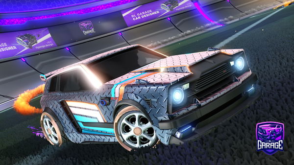 A Rocket League car design from Moster