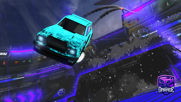 A Rocket League car design from dateager