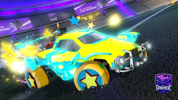 A Rocket League car design from Qaluo