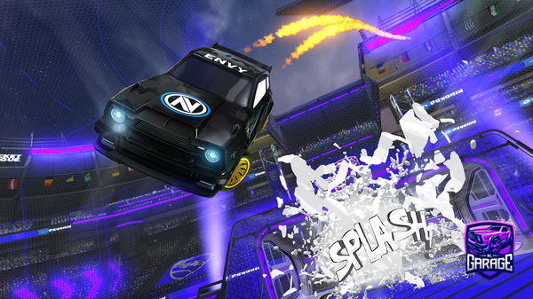 A Rocket League car design from ninja987