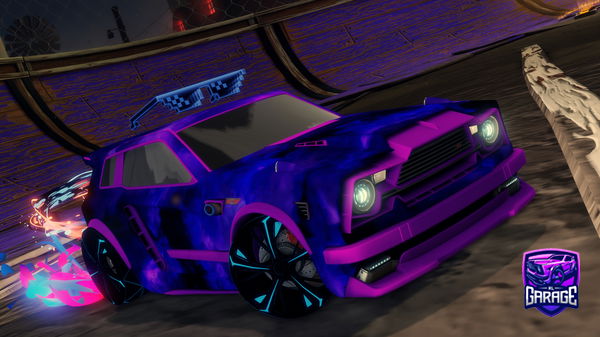 A Rocket League car design from BOXEDBYKOURASAN