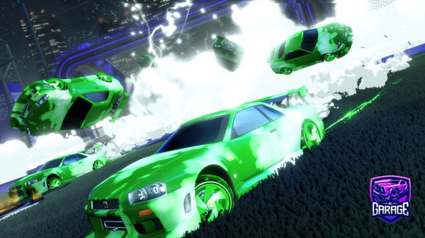 A Rocket League car design from est-oc31