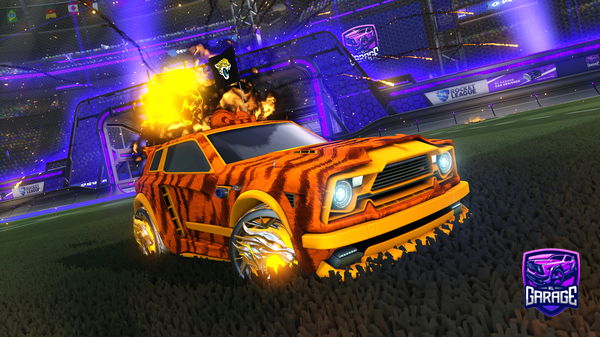 A Rocket League car design from Splash564