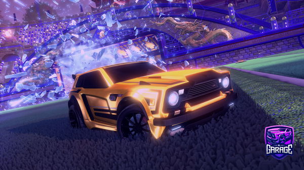 A Rocket League car design from M1stic00