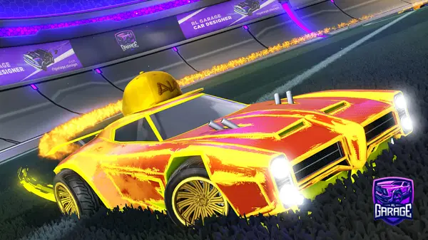 A Rocket League car design from LiamLFH76