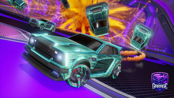 A Rocket League car design from Riyaadh1234