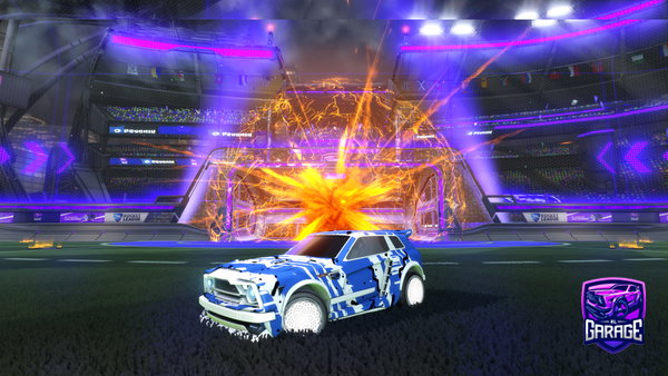 A Rocket League car design from Bluwie