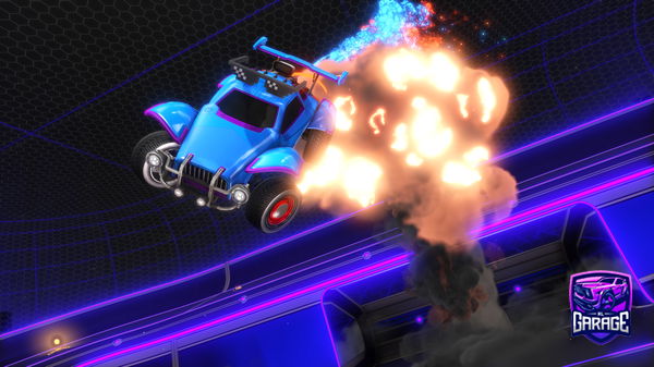 A Rocket League car design from roach138