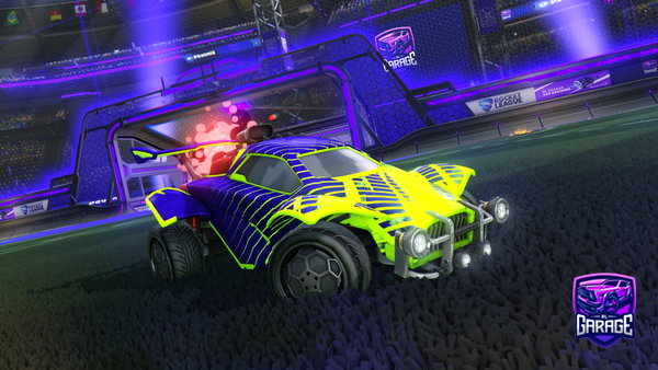 A Rocket League car design from tvboy