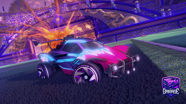 A Rocket League car design from Harusay-_-