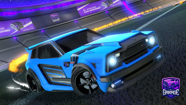 A Rocket League car design from Lilting_silver8