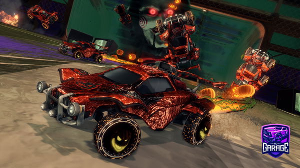 A Rocket League car design from drkeycapybara