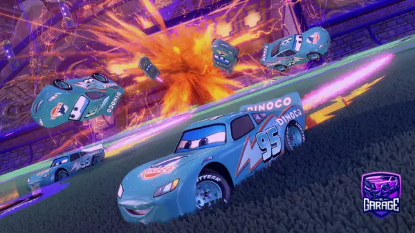 A Rocket League car design from ericalmendron