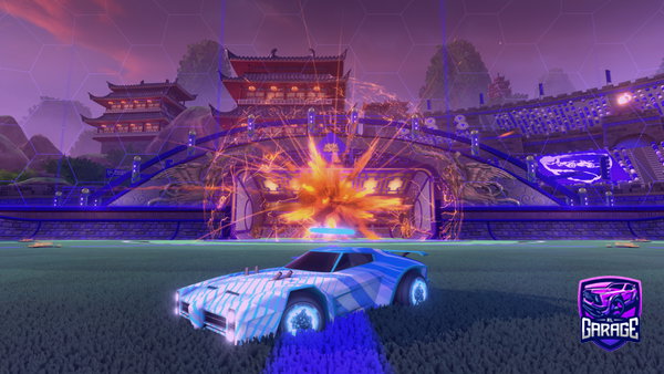 A Rocket League car design from Goldengalaxy09