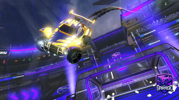 A Rocket League car design from Banana_Man159