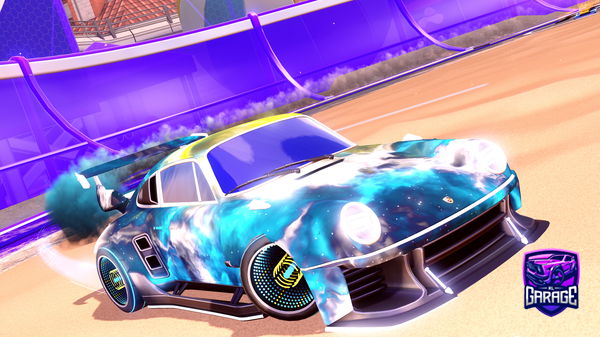 A Rocket League car design from spaldhinos