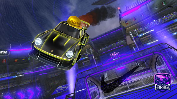 A Rocket League car design from LWG1