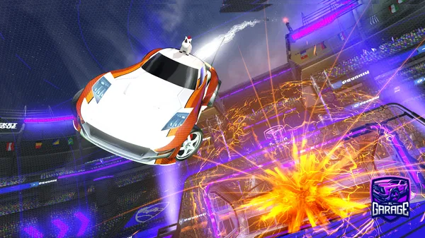 A Rocket League car design from LUNCHBOXtx