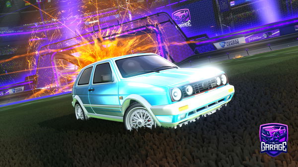 A Rocket League car design from Mogadoo11