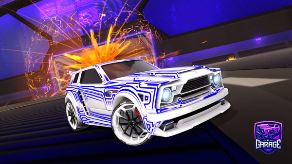 A Rocket League car design from BlueberryMaybach