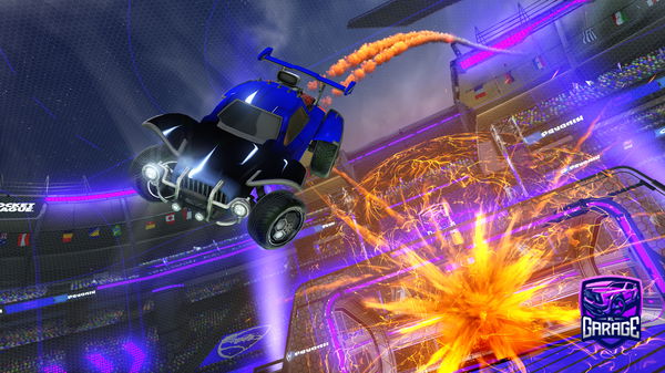 A Rocket League car design from Destr923