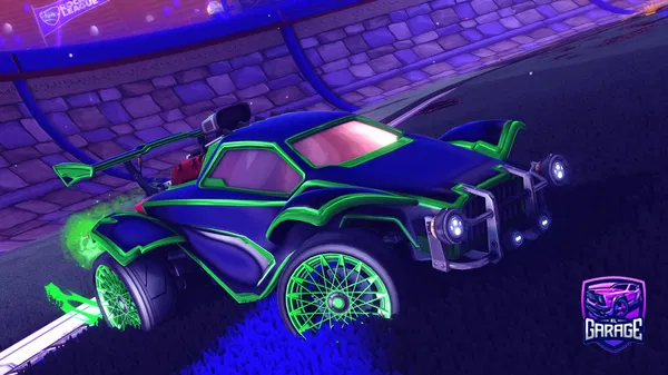 A Rocket League car design from Mojo8two8