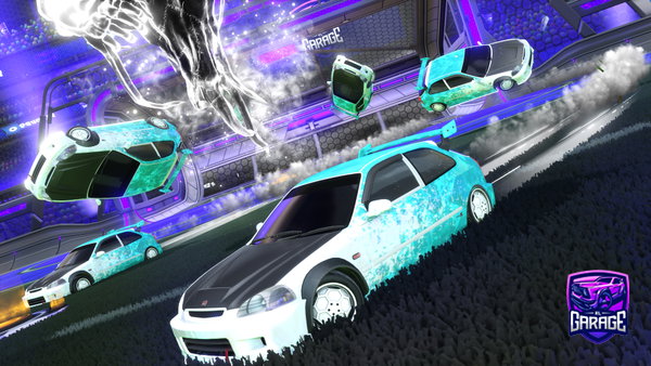 A Rocket League car design from perezoso017