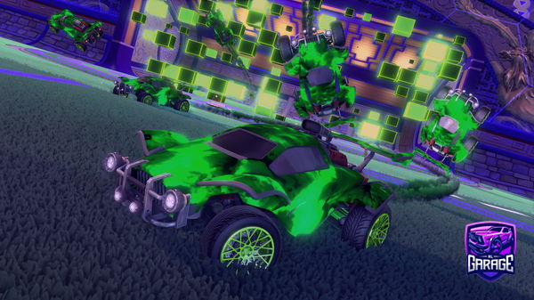 A Rocket League car design from AV7461